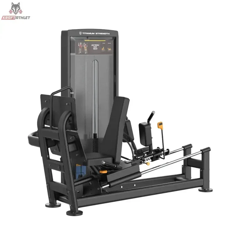 Selektierte Dual-Beinpresse / Hack Squat Titanium Strength Black Series