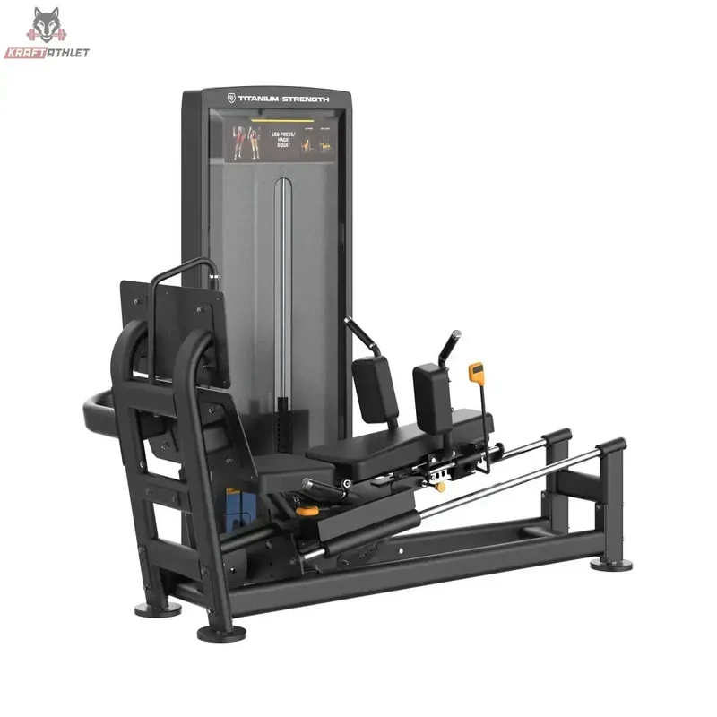 Selektierte Dual-Beinpresse / Hack Squat Titanium Strength Black Series