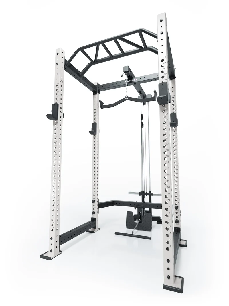 R8 BlackHawk | Power Rack | Weiß