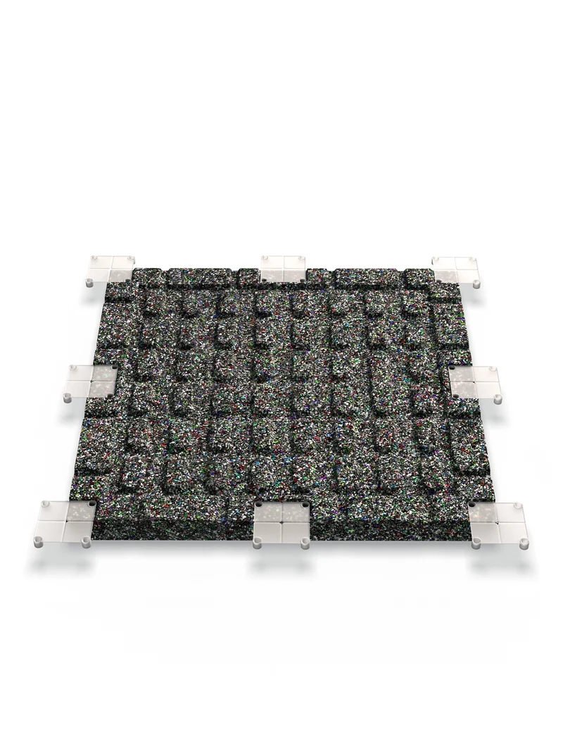 1m² MaxProtect Bodenschutzmatte 35mm 50x50cm