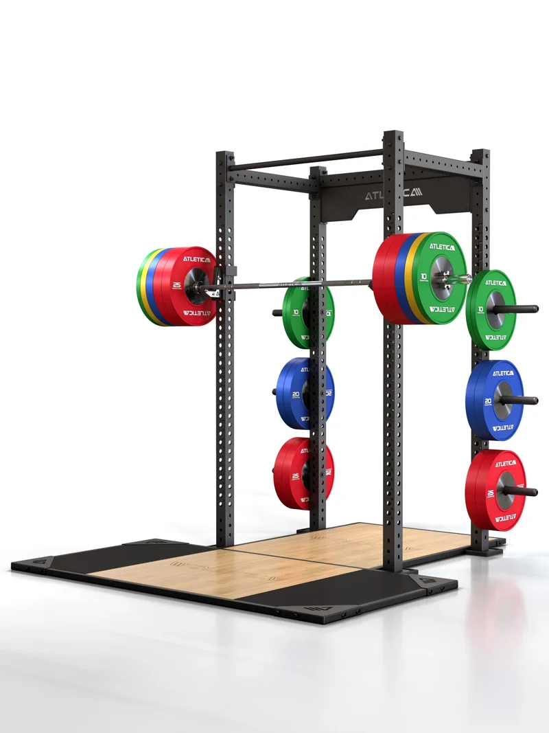 Deadlift Plattform | T-Form | Gummigranulat Boden