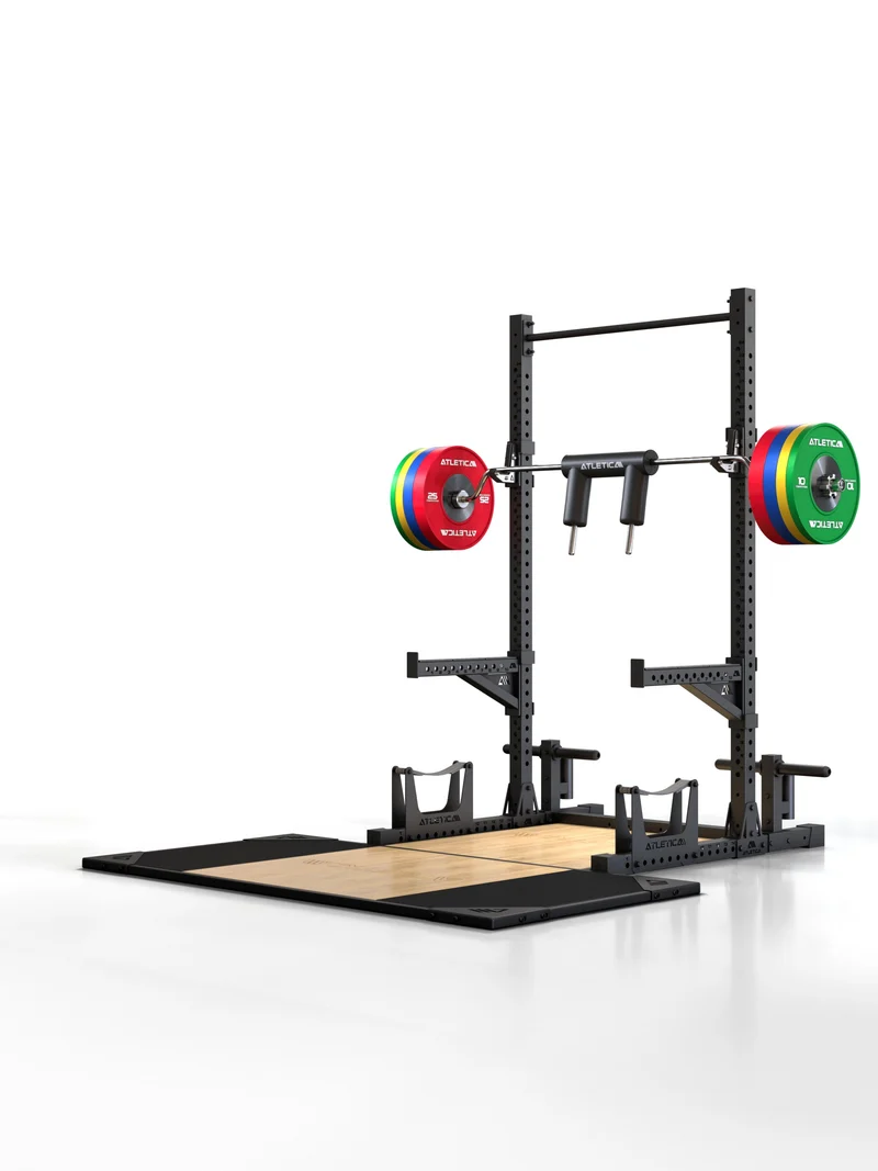 Deadlift Plattform | T-Form | Gummigranulat Boden