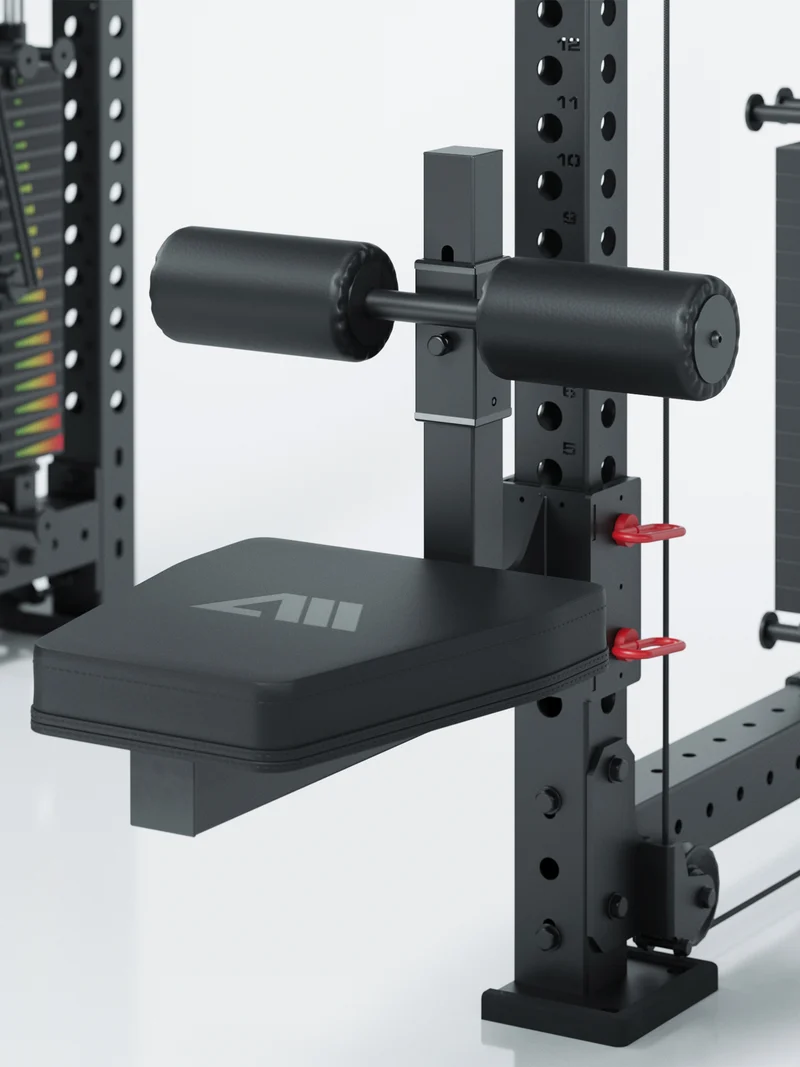 R8 Latzug-Sitz mit Knieblocker