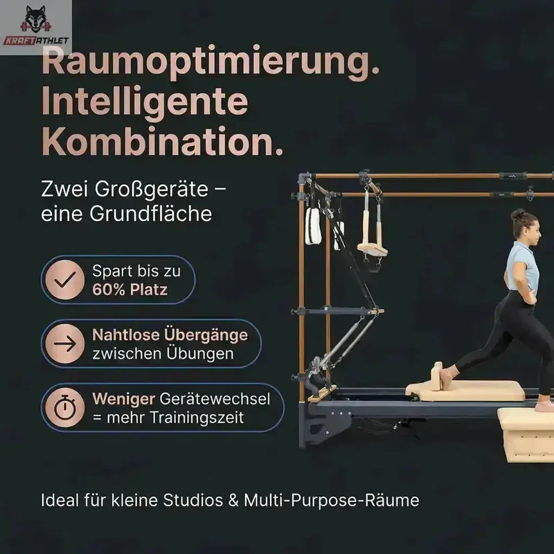 Hegren TALMA 62CR Cadillac Reformer – 2-in-1 Combo System
