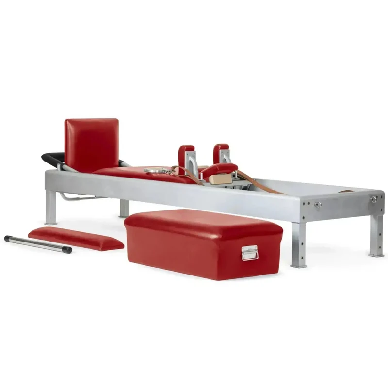 Elina Pilates Classic Reformer – Professionelle Studio-Qualität, Red