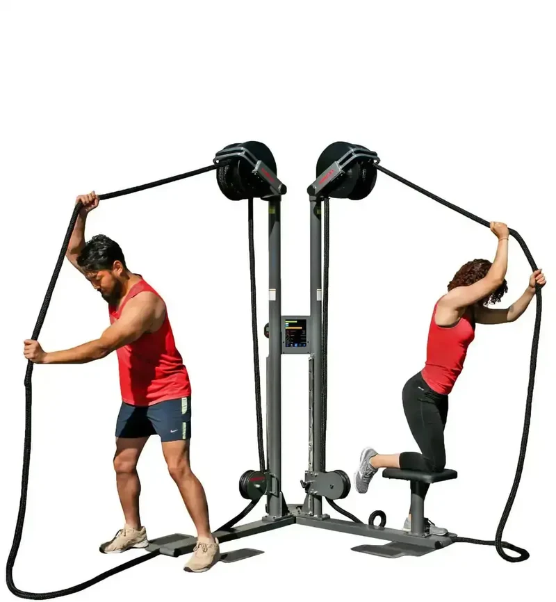 Ropeflex RX2500-D Dual Seiltrainer – zwei vertikale Endlosseil-Stationen in einem Gerät
