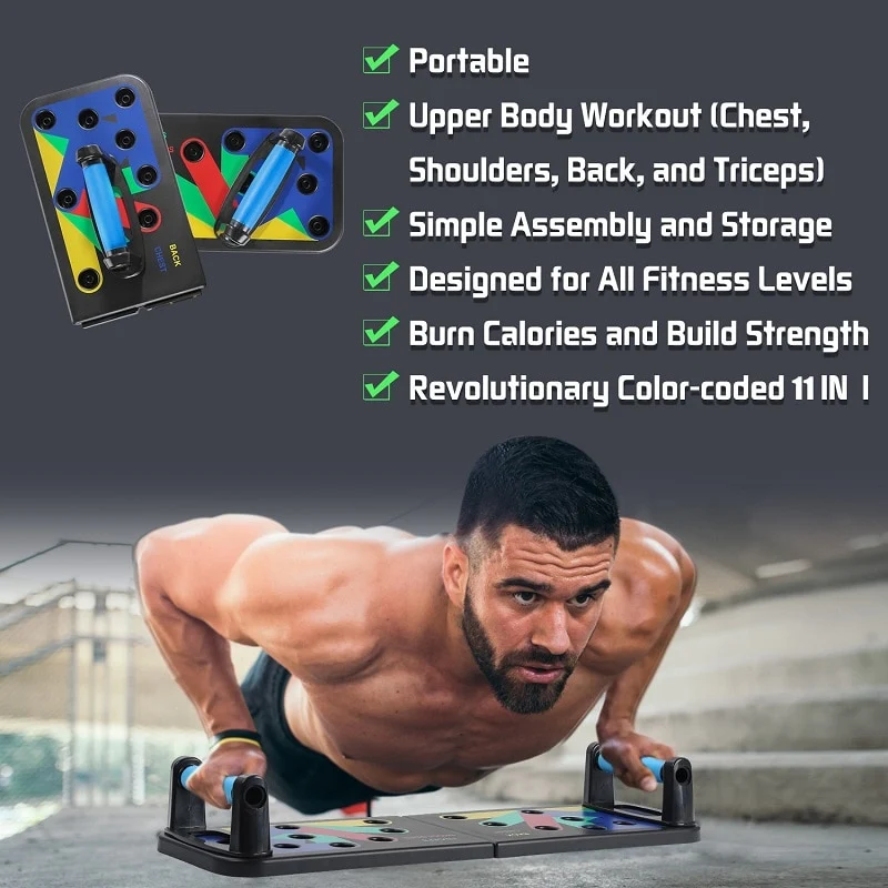 9 in 1 Push-Up-Rack Board