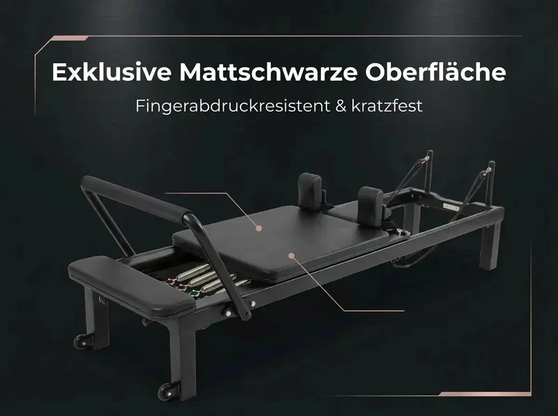 Elina Pilates Nubium Black Edition Reformer Bundle