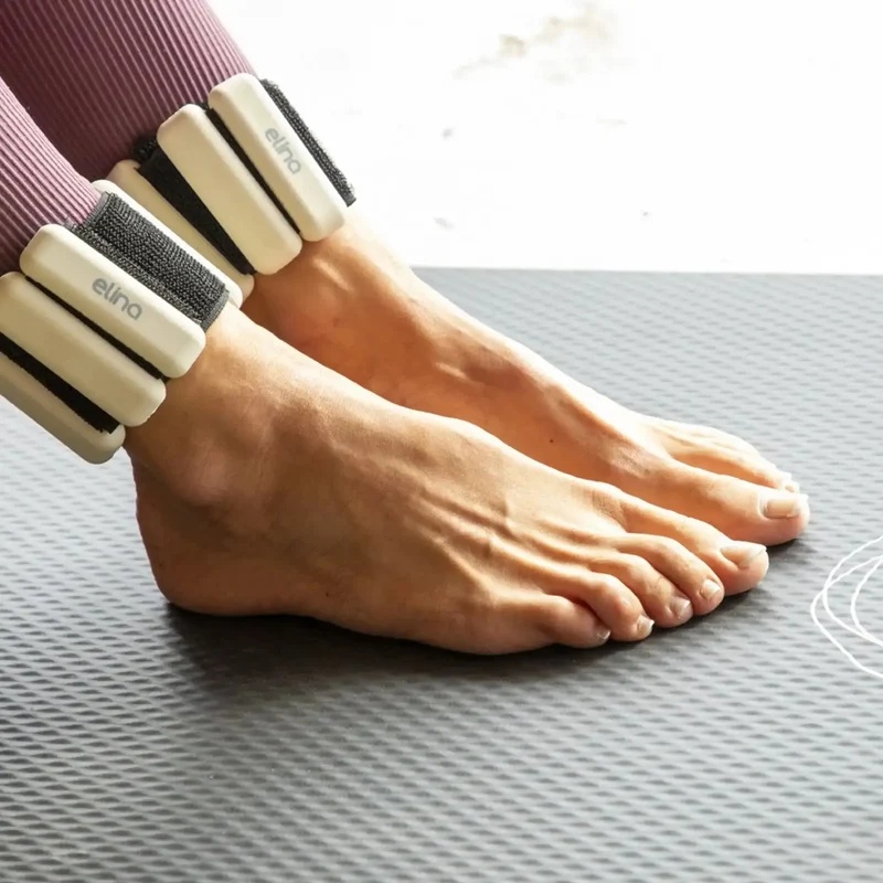 Elina Pilates Ankle Weights verstellbar 0,5kg - Silikon Fußgewichte