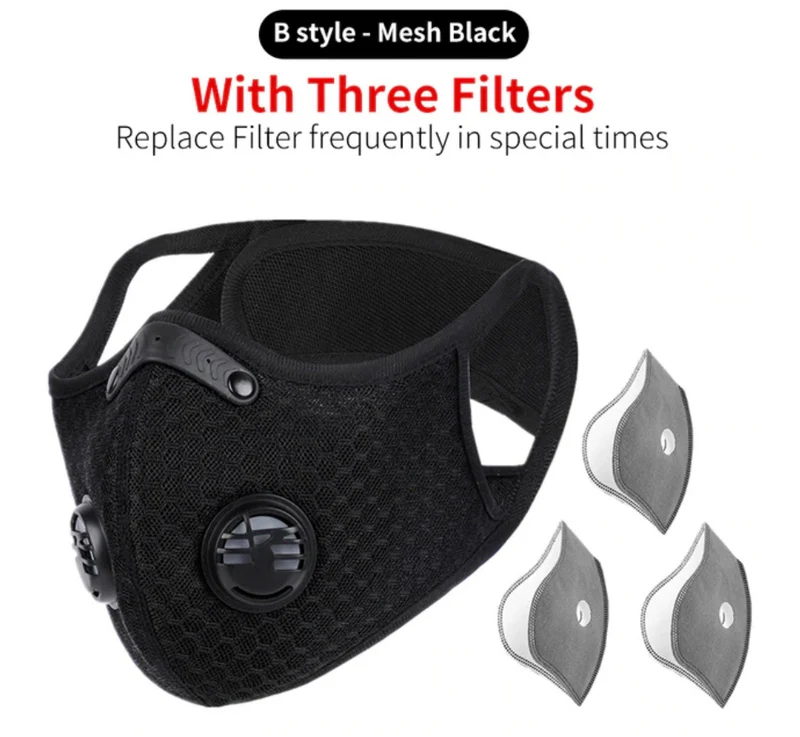 N95 Antiviral Sport Face Mask And Filter Only Option