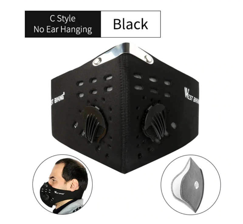N95 Antiviral Sport Face Mask And Filter Only Option