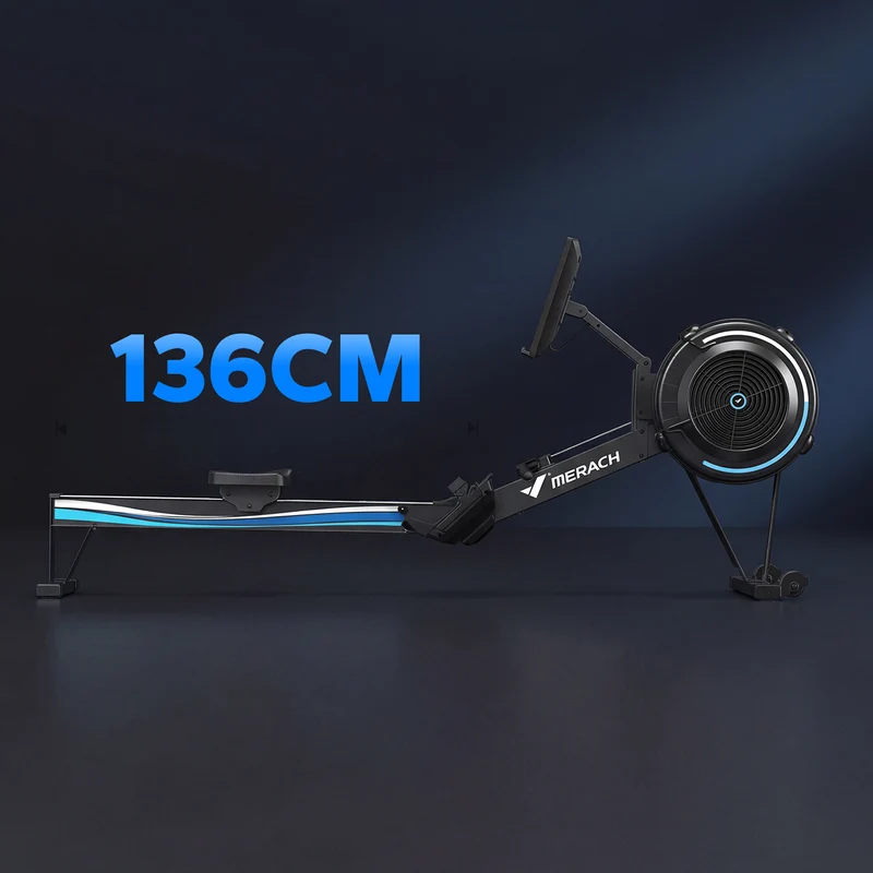 Merach NovaRow R50 Aura Luft-Rudergerät mit HD-Bildschirm
