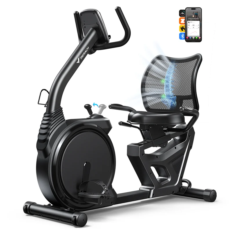 Merach S19B1 Liegeergometer Heimtrainer