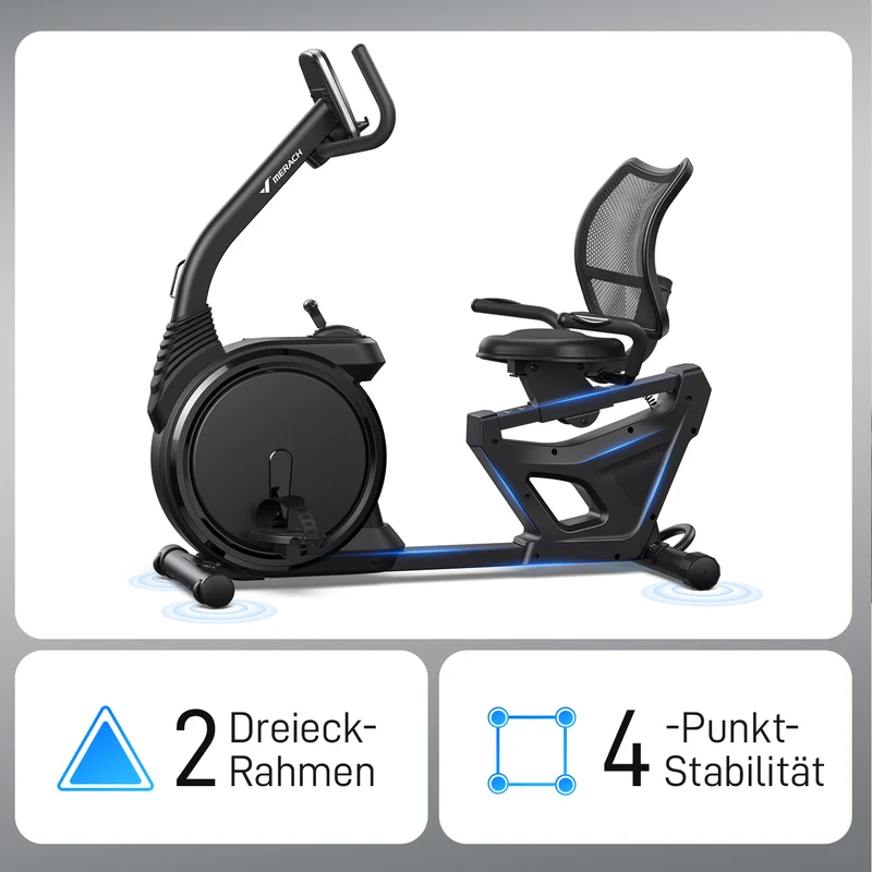 Merach S19B1 Liegeergometer Heimtrainer