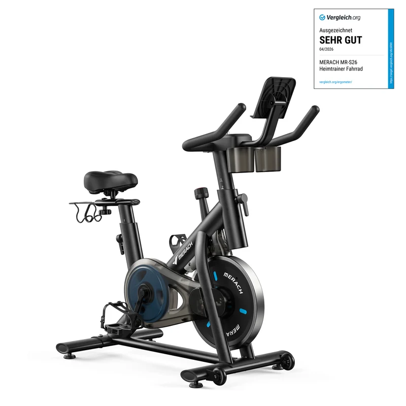 Merach S26B2 Heimtrainer Fahrrad Schwarz