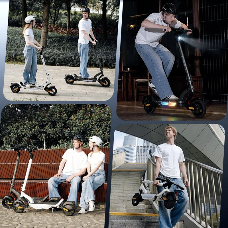 S-Nova Pro Electric Scooter, 1000W Motor, 48V 13Ah Battery, 10 Inch Tires, 45km/h Max Speed, 60km Range, Double Disc Brakes