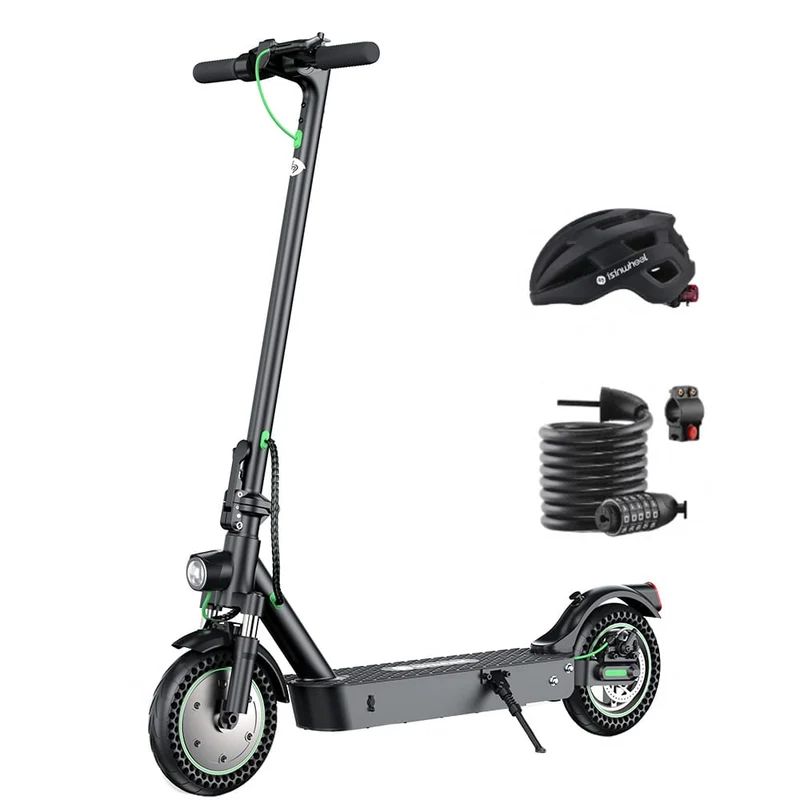 S9Max Electric Scooter, 500W Motor, 36V 10Ah Battery, 10 Inch Tires, 35km/h Max Speed, 40km Range, Rear Disc Brakes, Dual Suspension