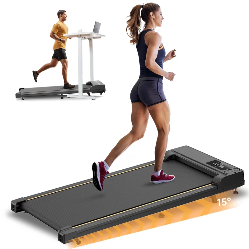 JT31 Handrail-Free Home Treadmill Compact Walking Pad 1-6 km/h CE Approval Electric Walking Machine with APP