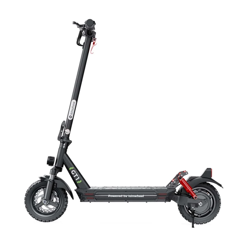 GT1 Electric Scooter, 800W Motor, 48V 10Ah Battery, 10 Inch Tires, 45km/h Max Speed, 45km Range, Double Disc Brakes, Dual Suspension
