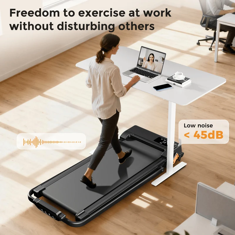 JT52 Home Treadmill APP Connected Foldable Compact Walking Pad 12 km/h, CE Approval Electric Walking Machine
