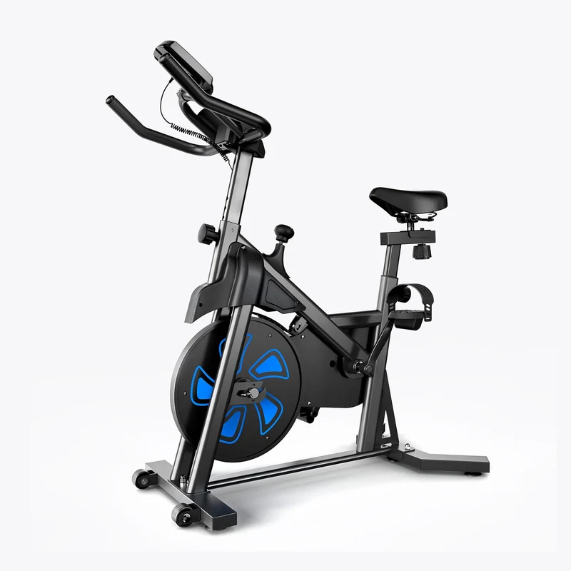 QK116C Exercise Bike with Adjustable Magnetic Resistance Stationary Bikes for Home, with Comfortable Seat, Digital Monitor