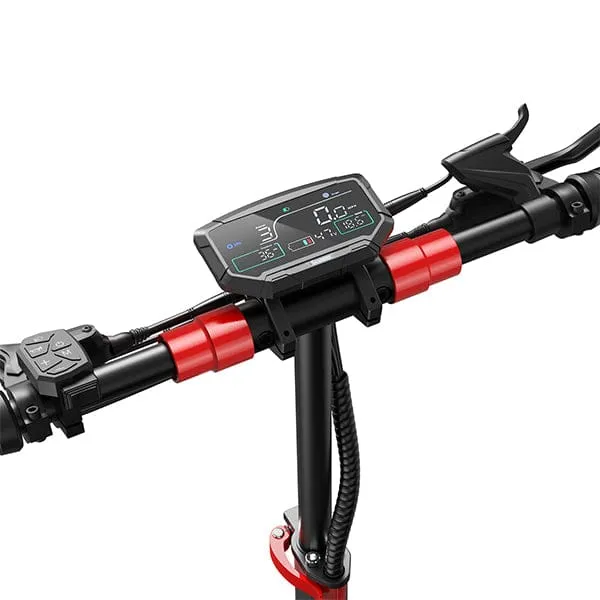 IX8 Electric Scooter, 2*1200W Motor, 48V 20Ah Battery, 12 Inch Tires, 60km/h Max Speed, 70km Range, Double Disc Brakes, Dual Suspension
