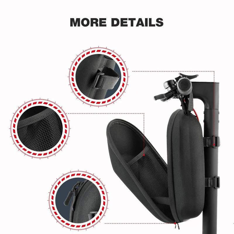 Handlebar Storage Bag - Water-Resistant Organizer for All Electric Scooters & E-Bikes