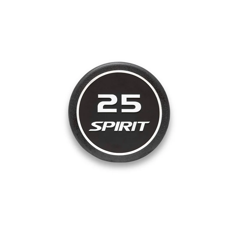 Spirit Fitness Round Rubber Kurzhantel 10-Paar-Set