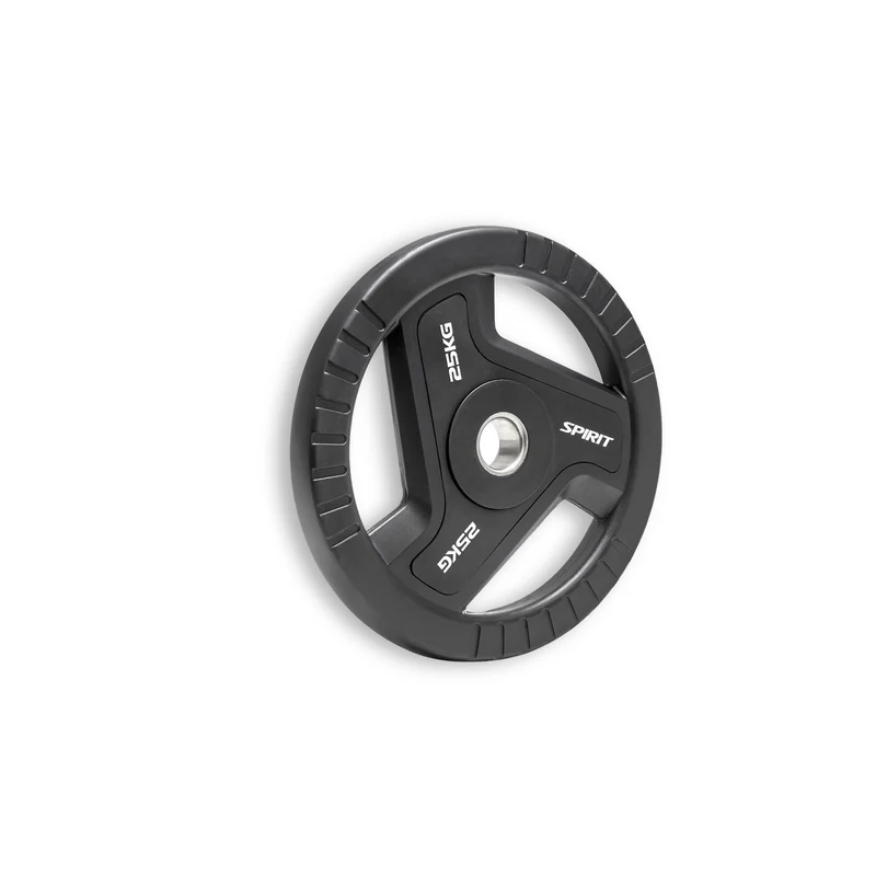 Spirit Fitness Tri-Grip-Plate-Set inkl. Hantelscheibenständer