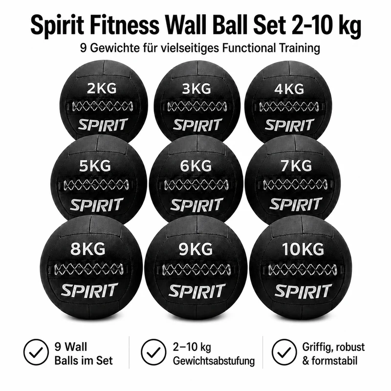 Spirit Fitness Wall Ball Set