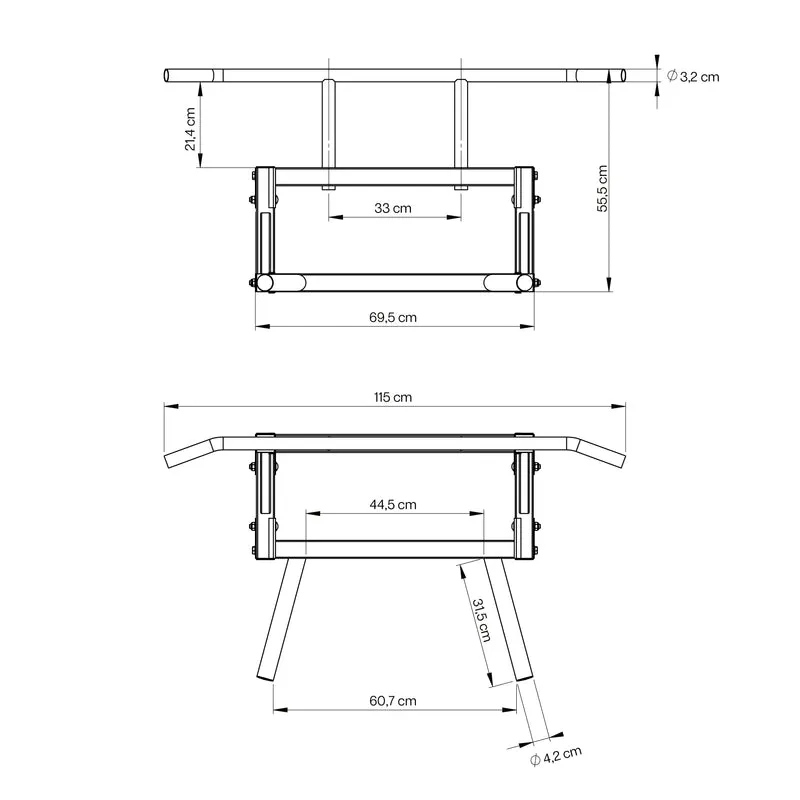 Barre de Traction & Dips Murale