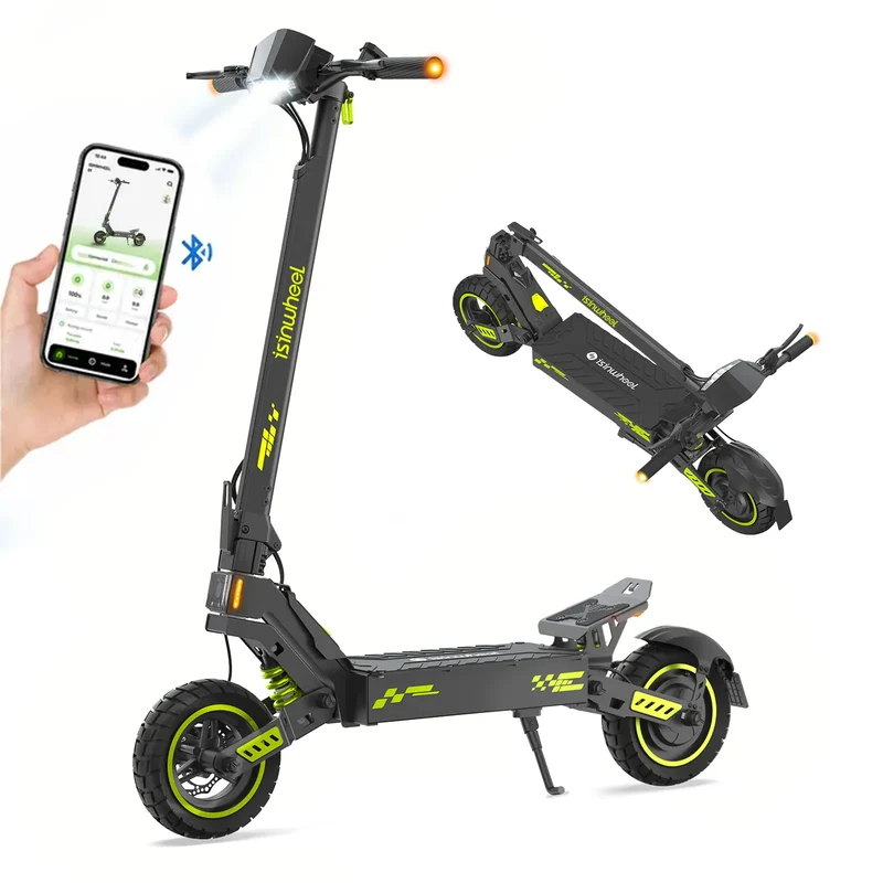D1 Electric Scooter, 1200W Motor, 48V 10Ah Battery, 10 Inch Tires, 45km/h Max Speed, 40km Range, Double Disc Brakes