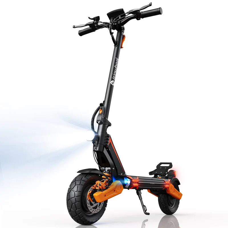 GT1 Dual Electric Scooter, 800W*2 Motor, 48V 13Ah Battery, 10 Inch Tires, 50km/h Max Speed, 55km Range, EABS Brake + Disk Brake, Dual Swing Arm Suspension