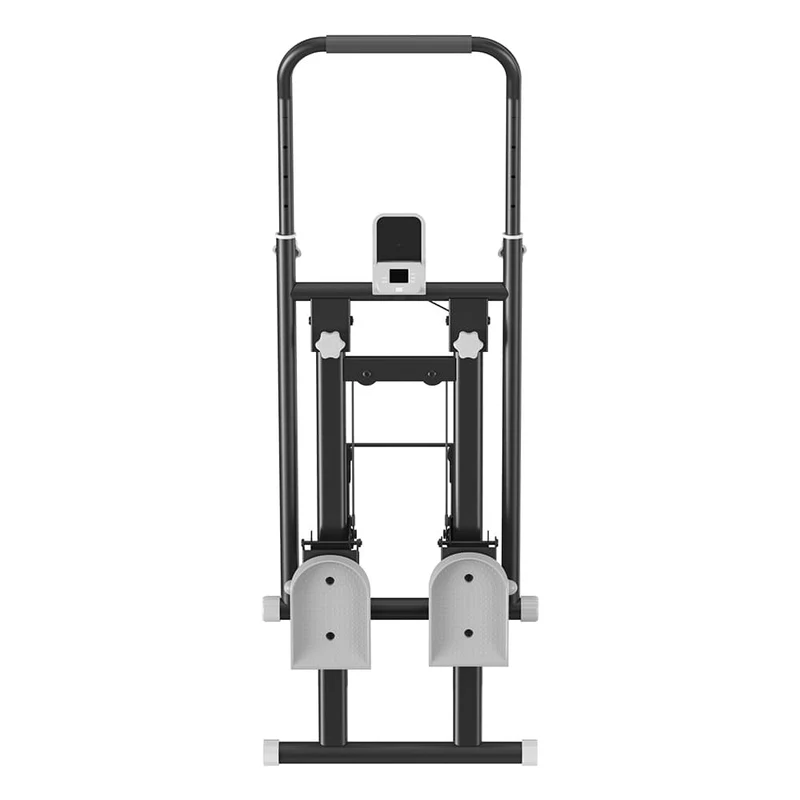 Foldable Stair Stepper for Home, Adjustable Stair Climber with 3 Heights, Compact Folding Vertical Stair Master for Exercise at Home for Full-Body Workout
