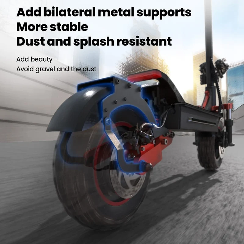 IX5S Electric Scooter, 1000W Motor, 48V 15Ah Battery, 11 Inch Tires, 45km/h Max Speed, 65km Range, Front & Rear Disc Brake, Front & Rear Suspension