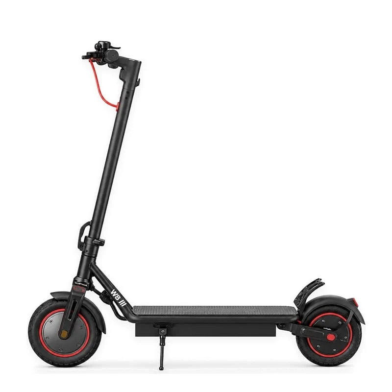 W8 Electric Scooter, 750W Motor, 48V 14Ah Battery, 9,3 inch Tires, 40km/h Max Speed, 45km Range, Front Disc / Rear Drum Brakes, Front & Rear Swingarm Spring Suspension