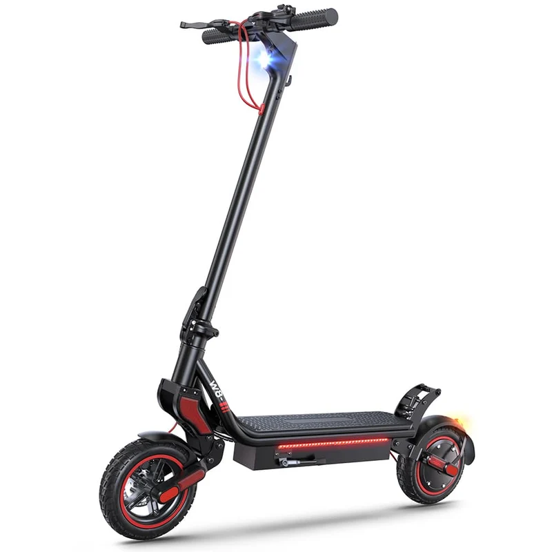 W8 Electric Scooter, 750W Motor, 48V 14Ah Battery, 9,3 inch Tires, 40km/h Max Speed, 45km Range, Front Disc / Rear Drum Brakes, Front & Rear Swingarm Spring Suspension