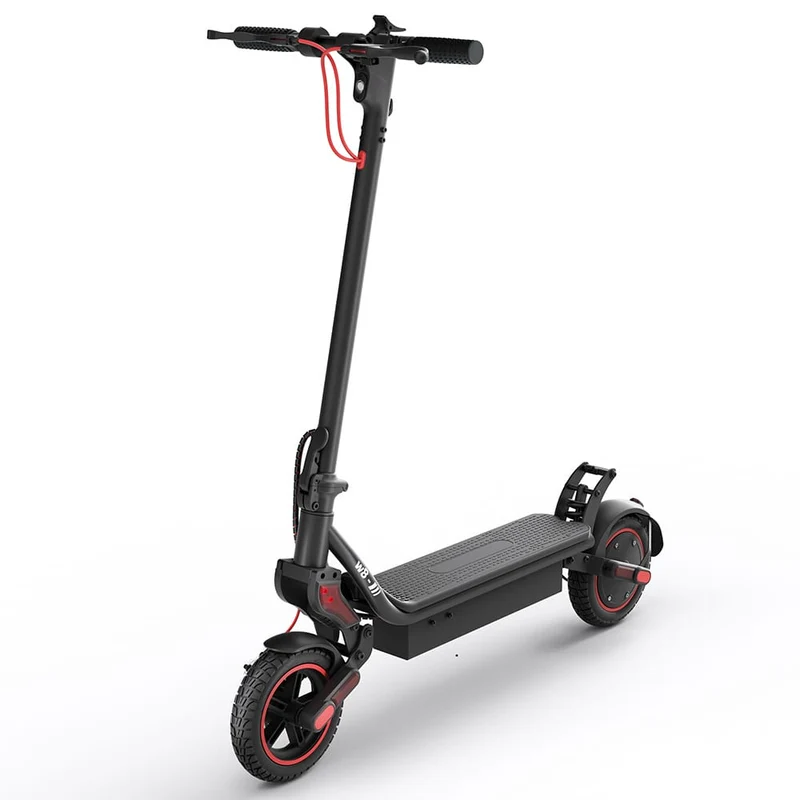 W8 Electric Scooter, 750W Motor, 48V 14Ah Battery, 9,3 inch Tires, 40km/h Max Speed, 45km Range, Front Disc / Rear Drum Brakes, Front & Rear Swingarm Spring Suspension