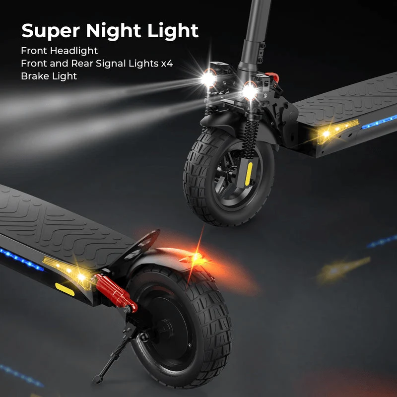Cybercart IX4 Electric Scooter, 800W Motor, 48V 15Ah Battery, 10 Inch Tires, 45km/h Max Speed, 45km Range, Front & Rear Disc Brakes, Front & Rear Dual Suspension
