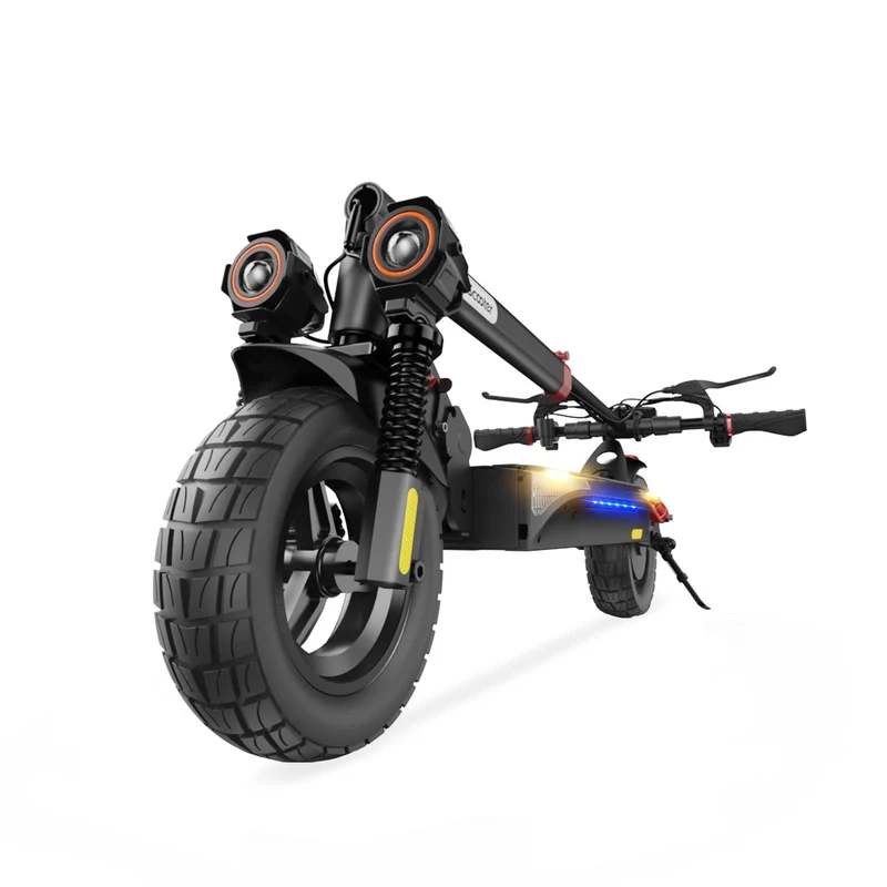 Cybercart IX4 Electric Scooter, 800W Motor, 48V 15Ah Battery, 10 Inch Tires, 45km/h Max Speed, 45km Range, Front & Rear Disc Brakes, Front & Rear Dual Suspension