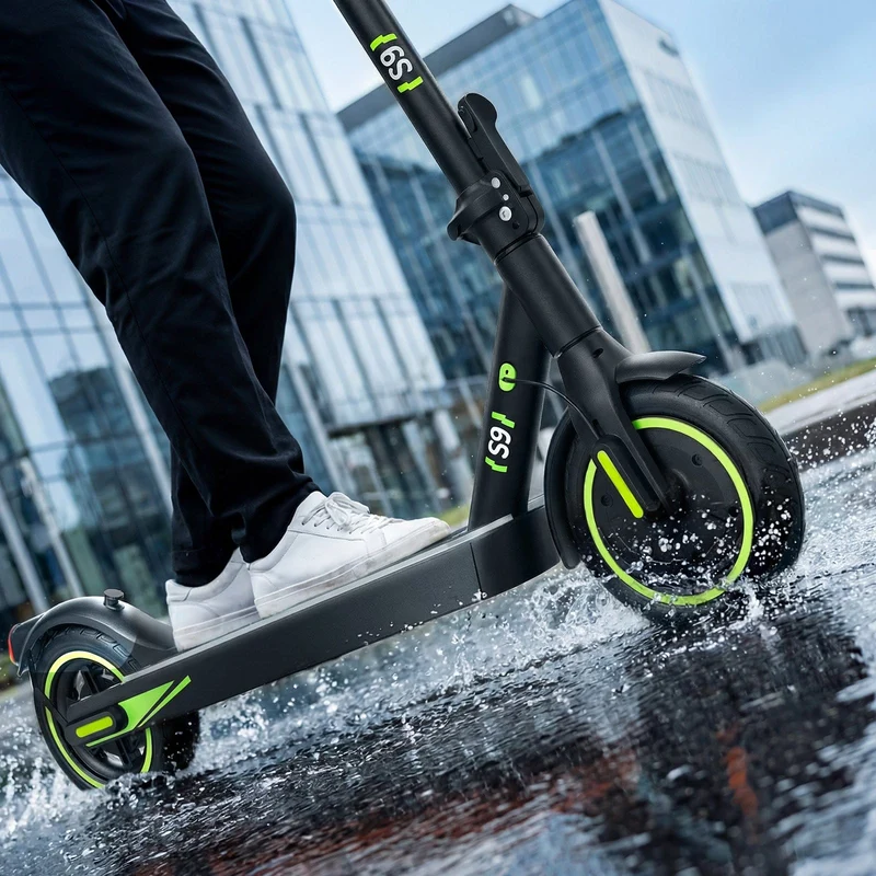 S9 Electric Scooter, 350W Motor, 36V 5,2Ah Battery, 8,5 Inch Tires, 30km/h Max Speed, 30km Range, Rear Disc Brakes