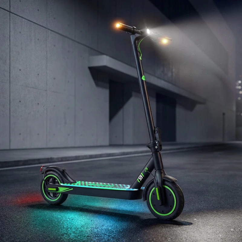 S9 Electric Scooter, 350W Motor, 36V 5,2Ah Battery, 8,5 Inch Tires, 30km/h Max Speed, 30km Range, Rear Disc Brakes