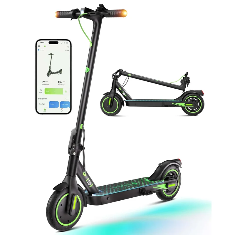 S9 Electric Scooter, 350W Motor, 36V 5,2Ah Battery, 8,5 Inch Tires, 30km/h Max Speed, 30km Range, Rear Disc Brakes