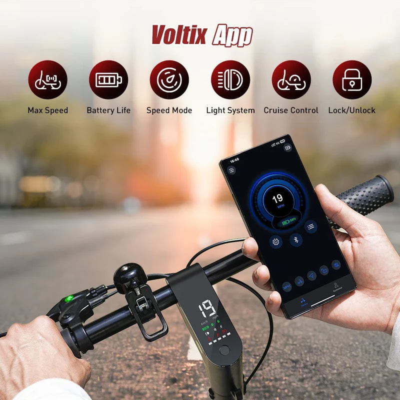 W5 Electric Scooter, 350W Motor, 36V 7,8Ah Battery, 8,5 Inch Tires, 30km/h Max Speed, 34km Range, Rear Hub Brakes