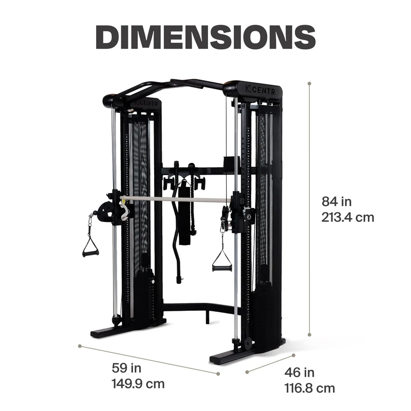 Centr 3 Home Gym Functional Trainer mit Smith-Maschine