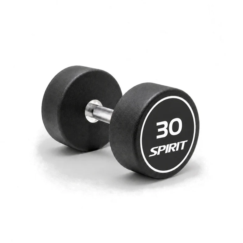 Spirit Fitness Round Rubber Kurzhantel