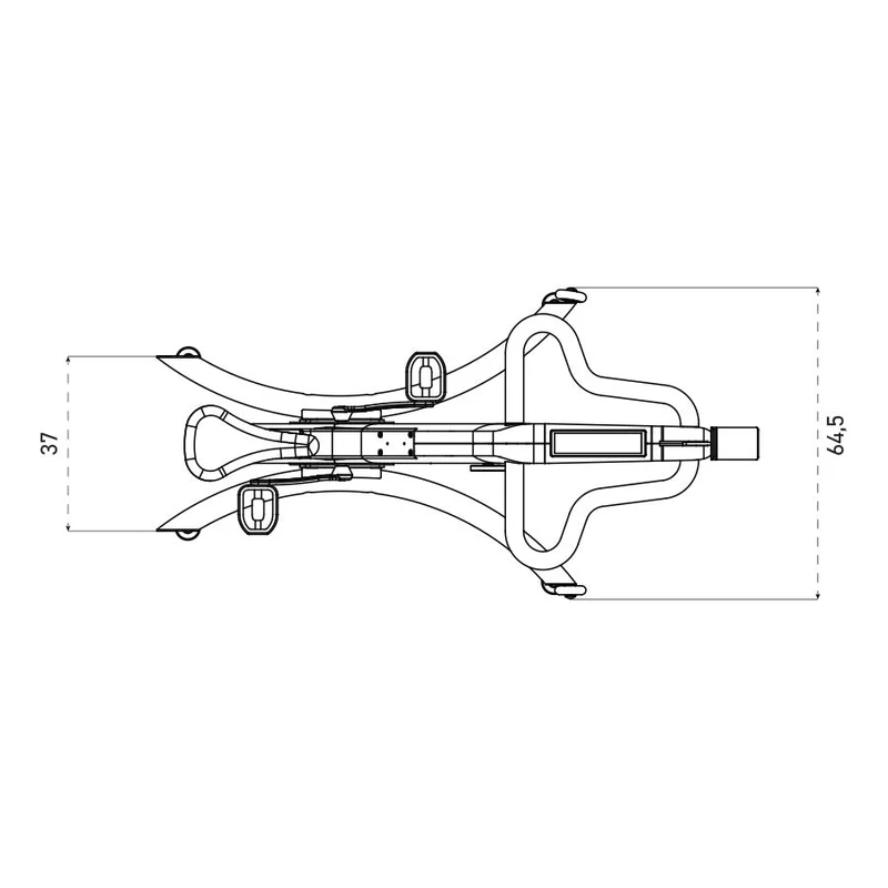 NOHRD Bike V.2 Kirsche Fahrradergometer