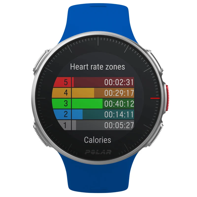 Polar Multifunktionsuhr Vantage V Blau M/L