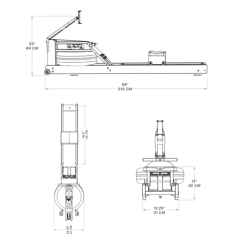 WaterRower Performance Ergometer Eiche
