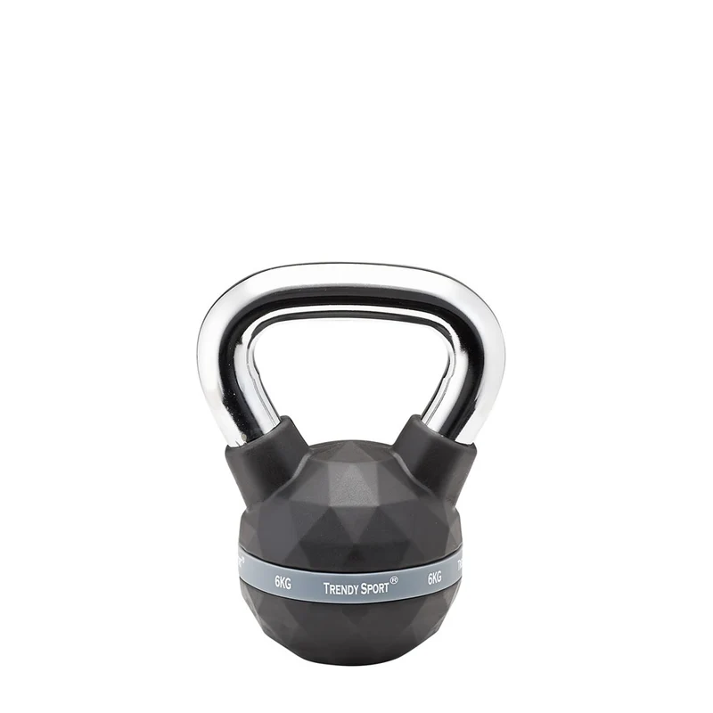 Trendy Exclusiv Kettlebell Chrom-Gummi 6-24kg